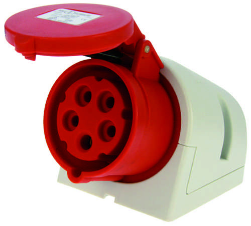 ABL - CEE WANDSTECKDOSE IP44 5-POLIG 16A ROT