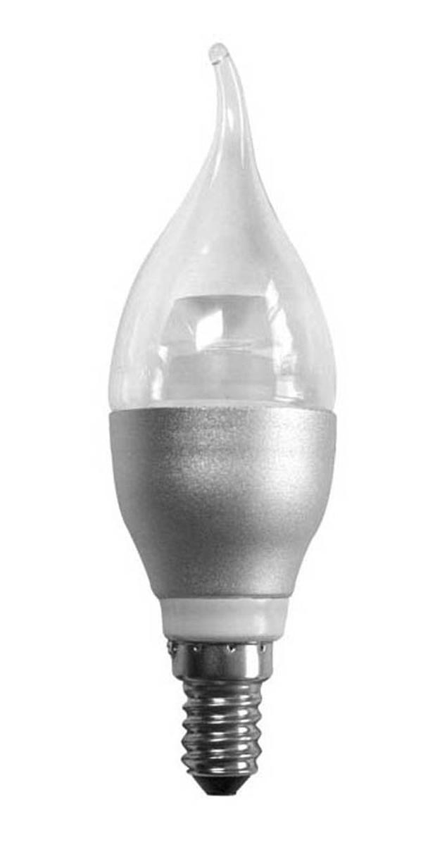 Müller Licht LED Kerzenlampe E14 5 Watt 230 Volt 2700 Kelvin 290 Lumen 25.000 Std dimmbar klar windstoss