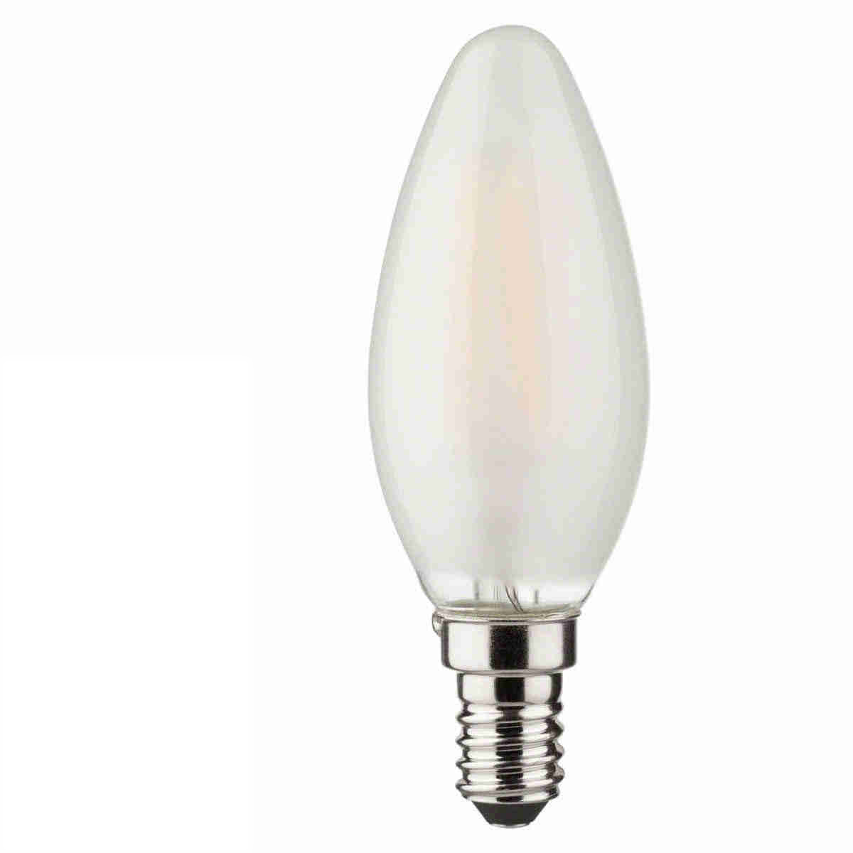 LED Filamentlampe matt Kerzenform Retro-LED 1,5 Watt E14 2700 Kelvin - Müller Licht