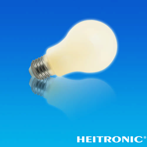 HEITRONIC - LED LEUCHTMITTEL E27 9W A60 WARMWEISS DImmBAR 2700 Kelvin