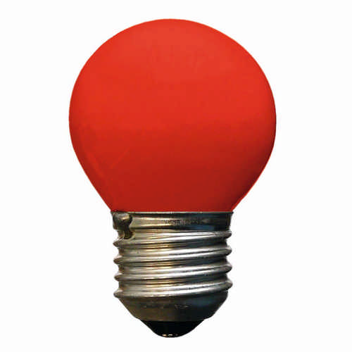 HEITRONIC Glühlampe Tropfenform E27 15 Watt ROT