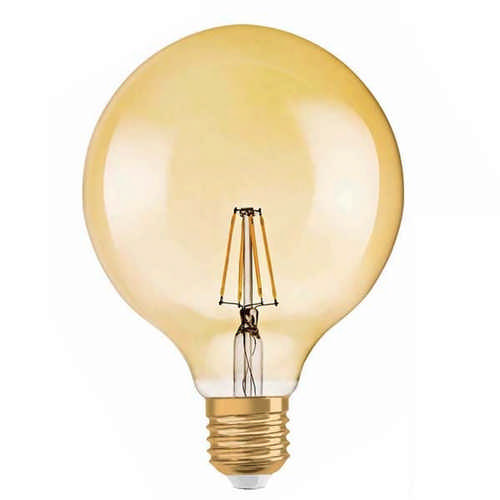 Osram - LED Globelampe Filament Vintage 1906 LED CL Globe125 GOLD 2,8 Watt E27 Warmweiss extra 2400 Kelvin