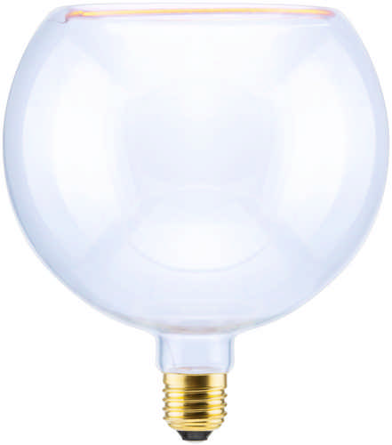 Heitronic LED Leuchtmittel Floating Globe R200 klar E27 8 Watt warmweiß 400 Lumen