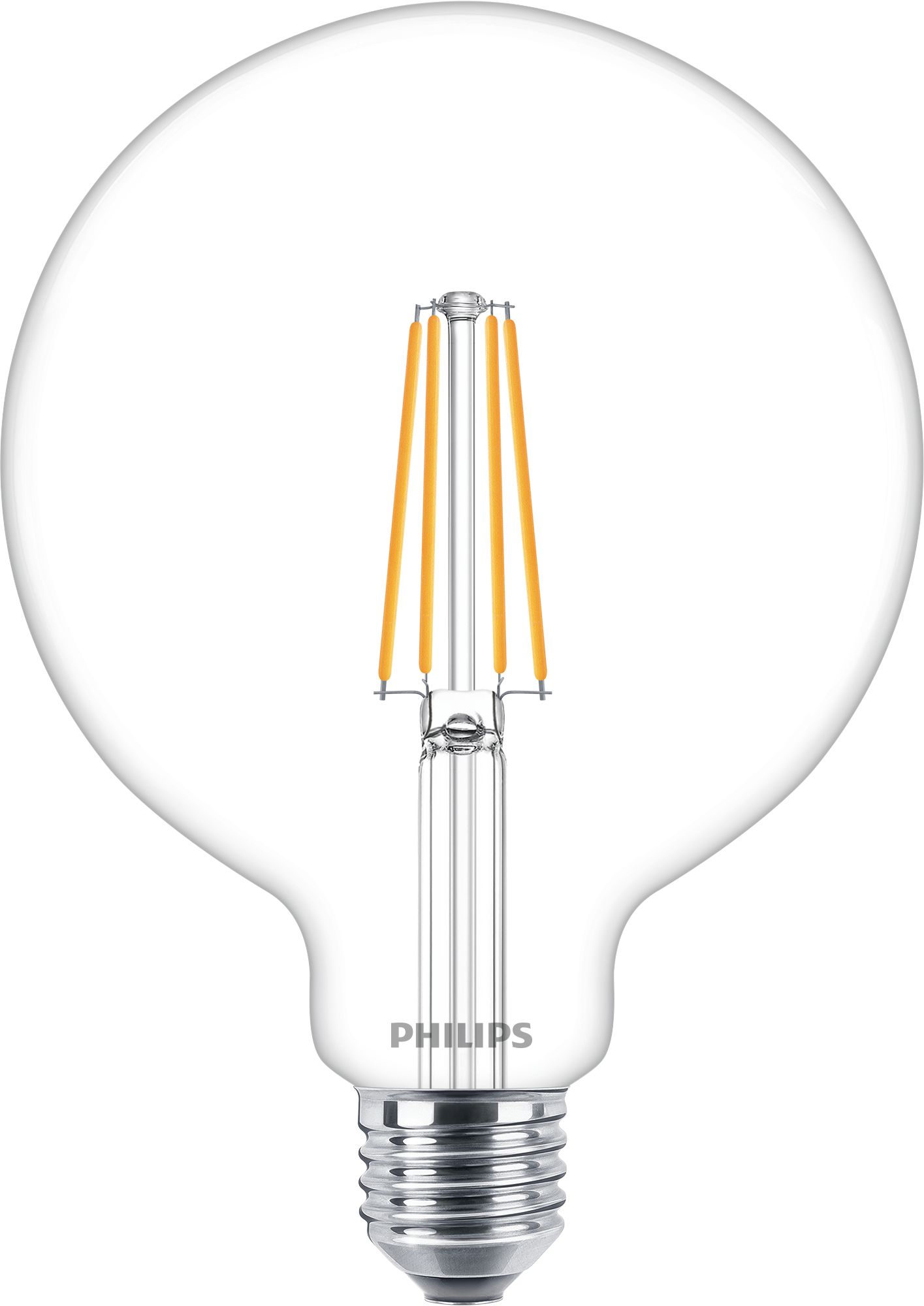 Philips Value LEDglobe Filament 5,9 Watt E27 927 2700 Kelvin warmweiss extra G120 klar dimmbar