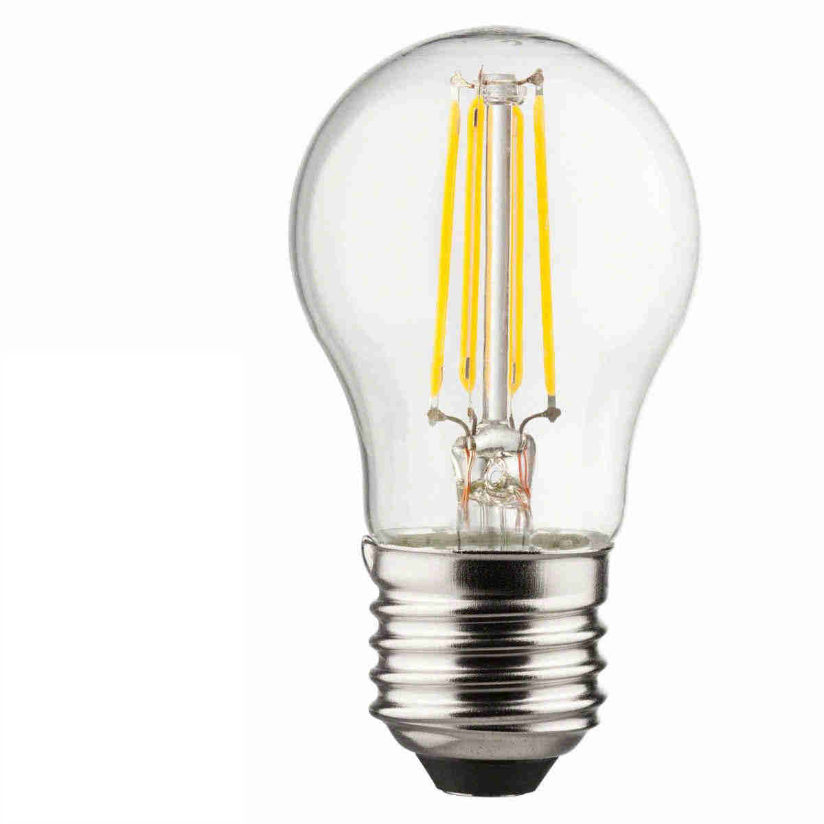 LED Filamentlampe klar Tropfenform Retro-LED 4 Watt E27 2700 Kelvin - Müller Licht