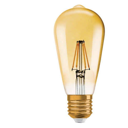 LED Lampe ST64 Retro gold Filament 4 Watt E27 2400 Kelvin