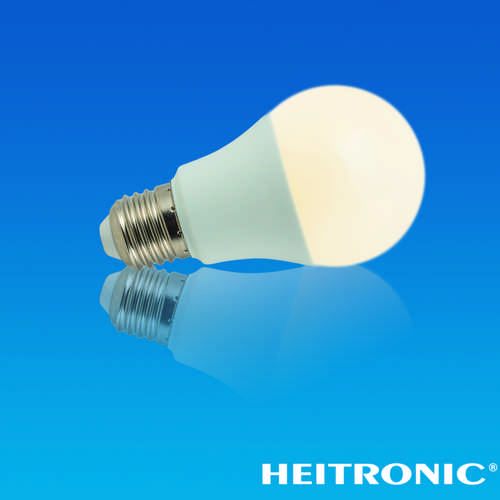 HEITRONIC LED Lampe Glühlampenform A60 10 Watt E27 matt 830 warmweiß mit 950 Lumen