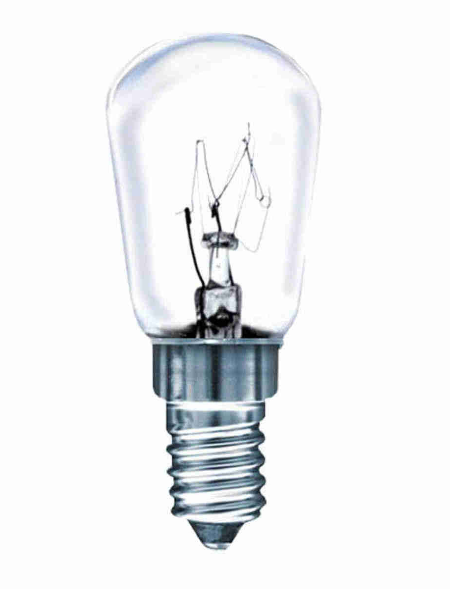 Birnenformlampe Kühlschrank E14 230 Volt 15 Watt klar - Müller Licht