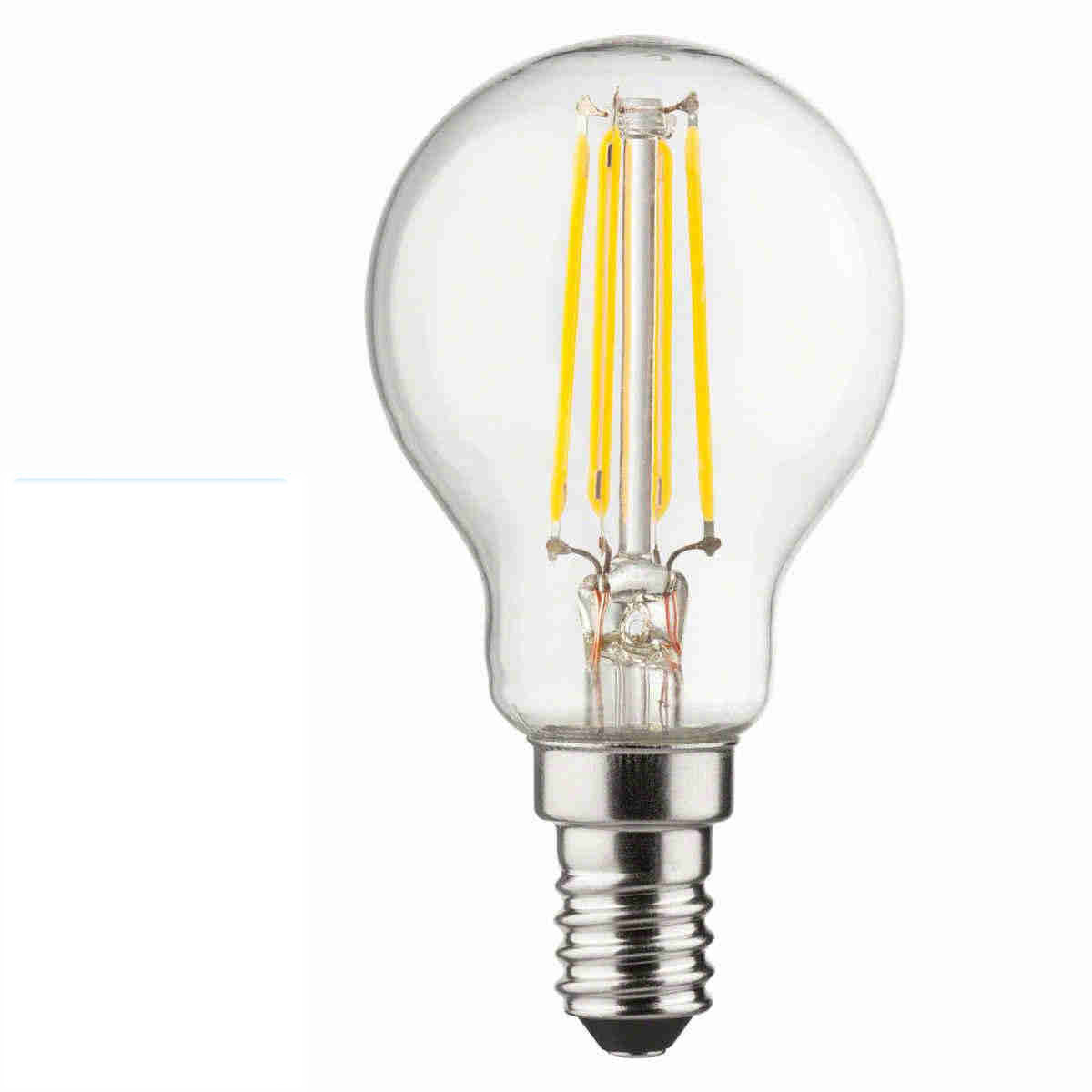LED Filamentlampe klar Tropfenform Retro-LED 4 Watt E14 2700 Kelvin - Müller Licht