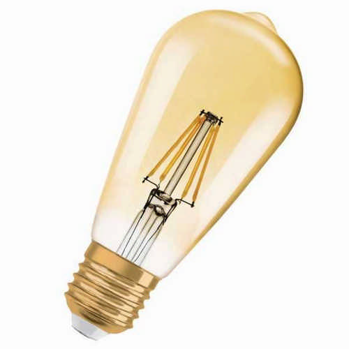Osram - LED Edison Filament Vintage 1906 LED CL GOLD 2,8 Watt E27 Warmweiss extra 2400 Kelvin