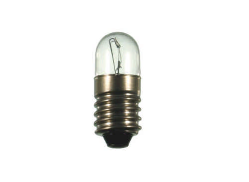 S+H Röhrenlampe Kleinröhrenlampe 9x23mm Sockel E10 60 Volt 1,2 Watt 