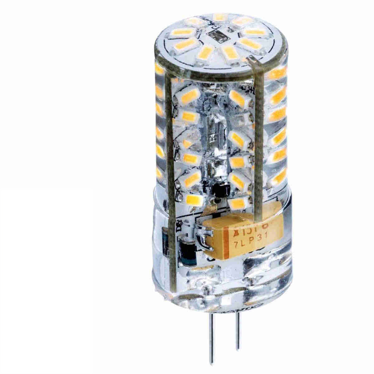 Heitronic LED Stiftsockellampe 1,8 Watt G4 12V 180 Lumen 2700 Kelvin warmweiss 
